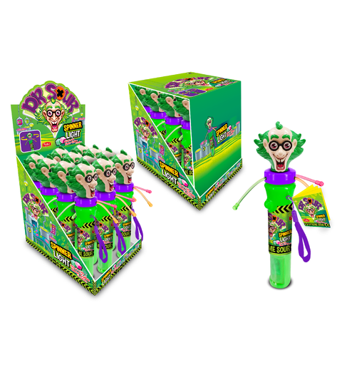 Dr. Sour - Spinner with LED - 12 pcs./display