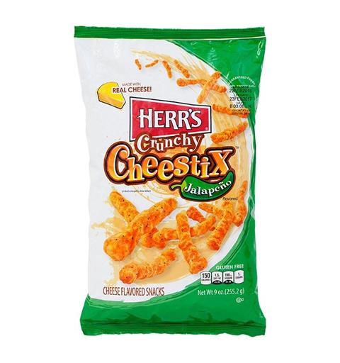 Herr&#39;s Jalapeno crunchy cheese sticks 1x8 255,06 G