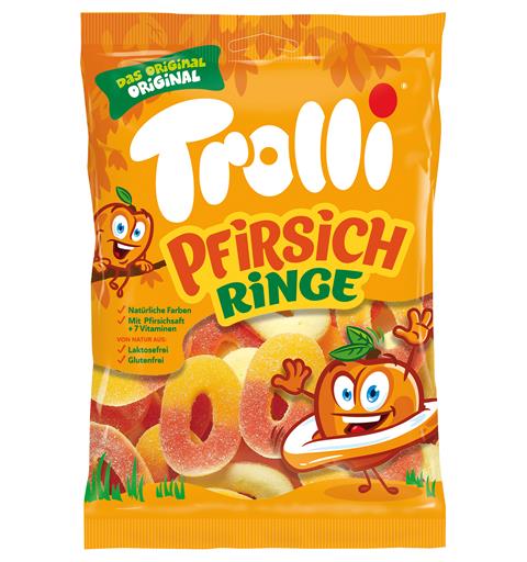 TROLLI Peach rings 18x200g
