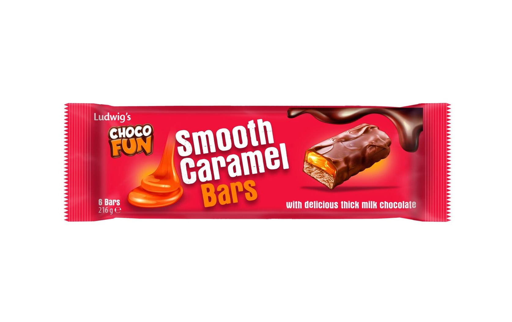 Choco Fun Smooth Caramel 216g | | Fri frakt over 500,-