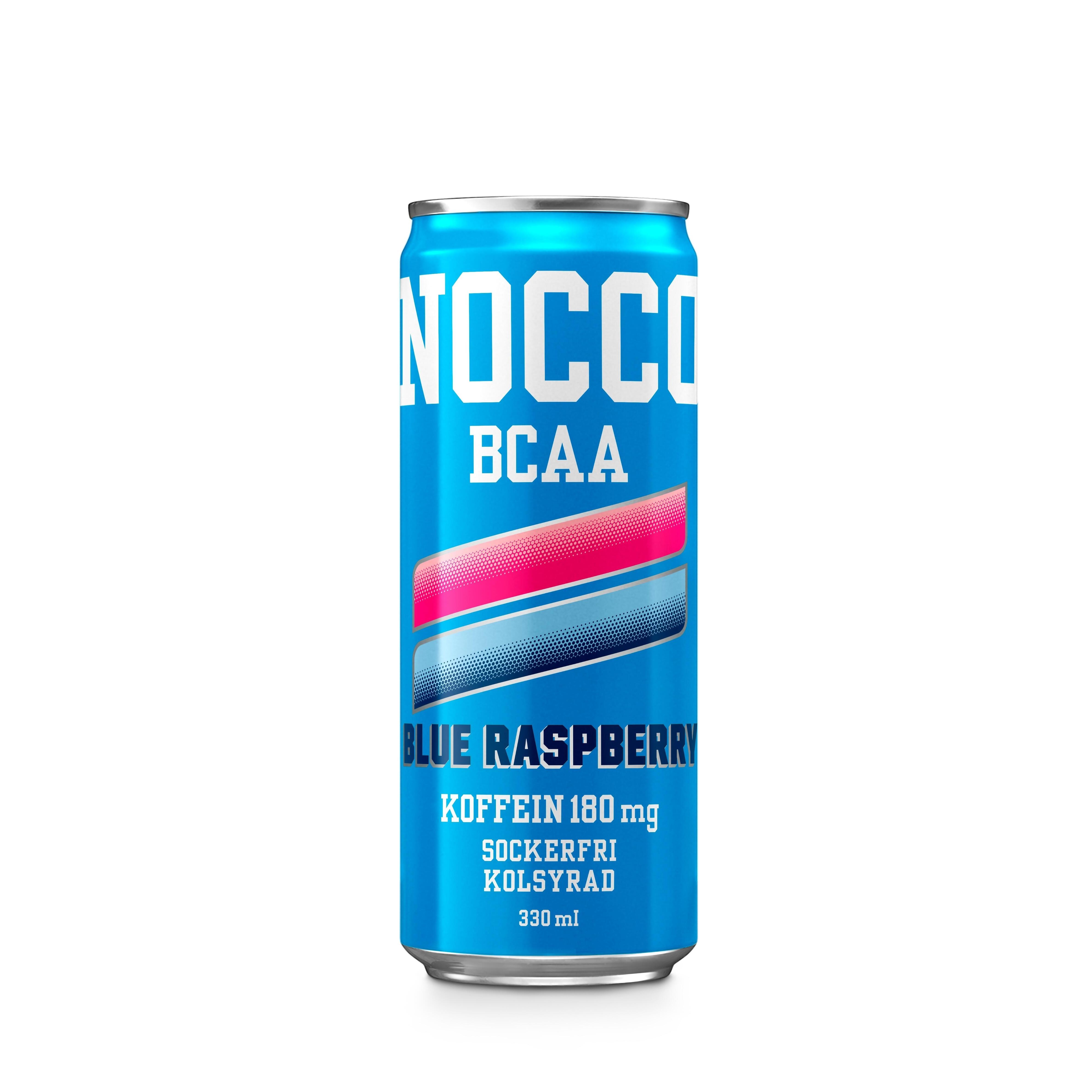 Nocco BCAA Blue Raspberry 330ml | Nocco | Fri frakt over 500,-