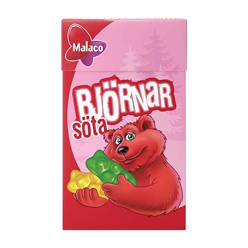 Malaco Söta Björnar 32g | Malaco | Fri frakt over 500,-