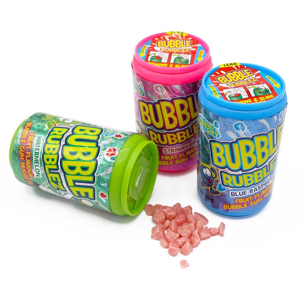 Rubbles Boosty Bubble Rubbles 60g | Crazy Candy Factory | Fri frakt over 500,-