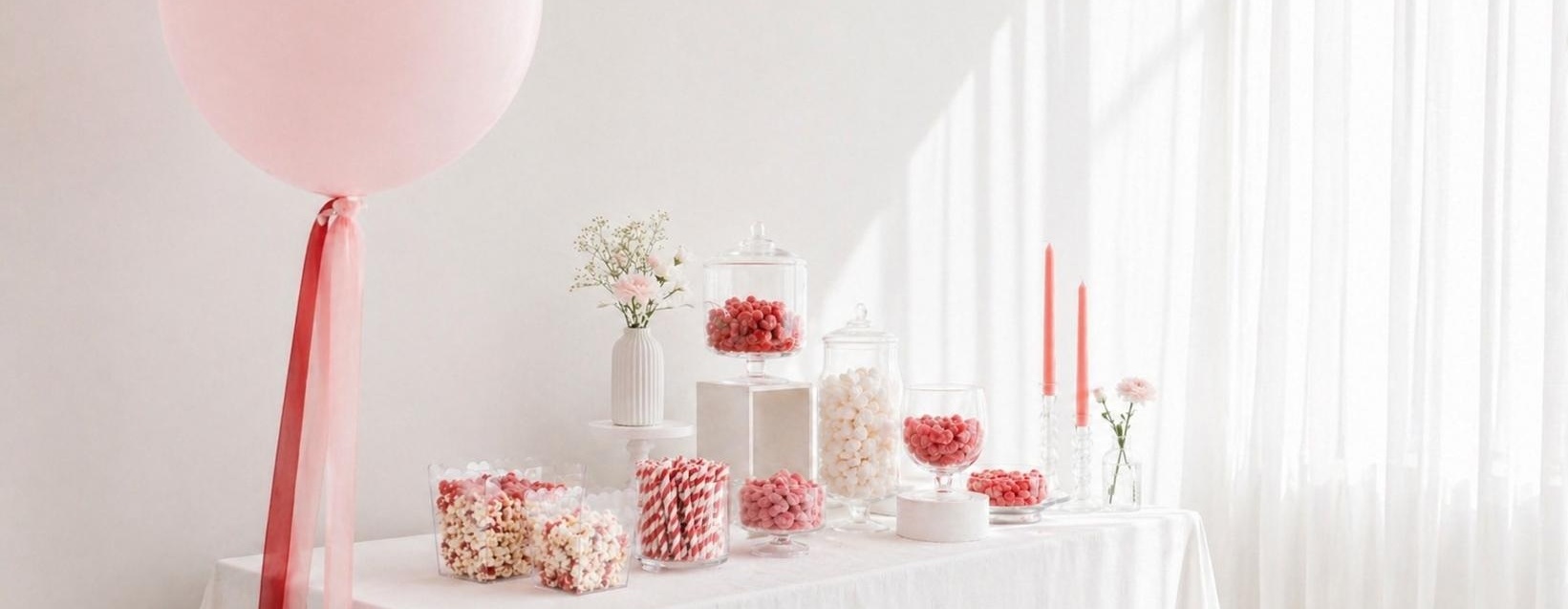 Lag en vakker og smakfull Candy Bar til den store dagen